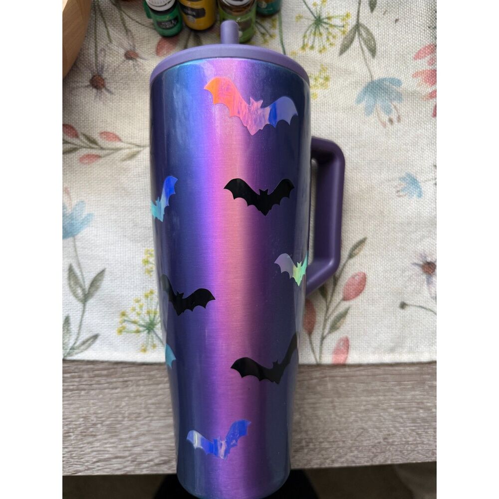 Custom Halloween/Bat Brumate Era 40oz Dark Aura
